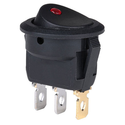 直銷 汽車改裝車窗開關(guān)ASW-01汽車車窗升降開關(guān) 帶線復(fù)位翹板開關(guān)